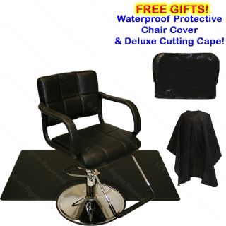 Brand New 4" Foam Hydraulic Barber Chair Anti Fatigue Mat Beauty Salon Equipment