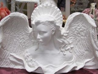 "Guardian Angel" Sculpture by Vickie Kihlberg Shabby Cottage Chic Religious