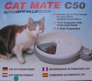 Pet Mate Inc Cat Mate C50 Automatic Pet Cat Dog Feeder Food