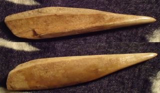Native American Indian Bone Tool Artifact Carved