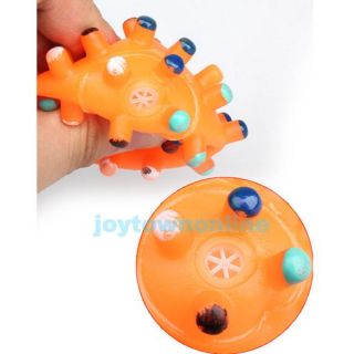 Pet Dog Puppy Cat Animal Squeaky Squeaker Quack Sound Toy Chews Ball Colorful