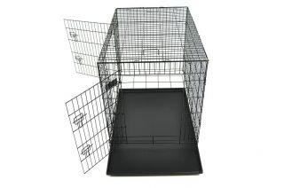 New Champion 42" 2 Door Folding Dog Cage Crate Kennel