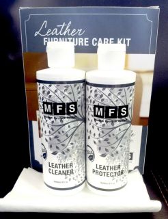 New Leather Furniture Care Kit Leather Cleaner and Letaher Protector