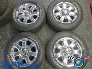 Four 2013 Ford F150 Factory 18" Wheels Tires Rims Chrome Clad Michelin 3915