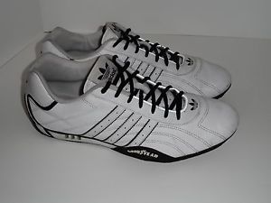 Adidas Race Driving Shoes Sneakers Goodyear Tire Rubber Sole Size 12