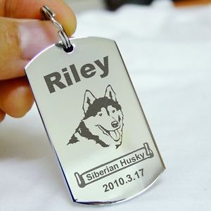 2 Military Dog Tags Custom Embossed - GI ID Tags - Personalized Tag