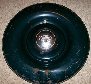 Vintage 1930's Ford Rear Mount Spare Wheel Tire Cover Car Truck Rat Rod