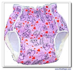 FUUBUU2215 082 Japanese Incontinence Adult Baby Diapers Plastic Pants Cover