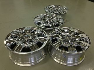 4 Ford F150 Expedition FX4 Factory 18 Chrome Wheels Rims Caps 6x135