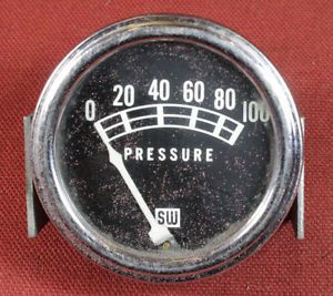 Stewart Warner Oil Pressure Gauge