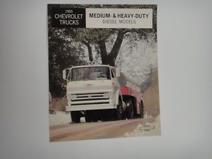 1965 Chevy Chevrolet Trucks Medium and Heavy Duty Deisel Sales Brochure