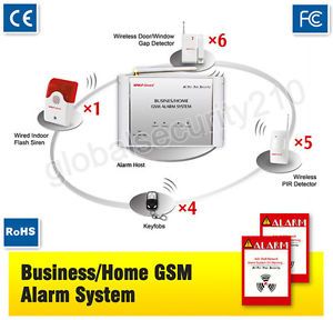 Hottest Wireless Home Business Security Surveillance Burglar Fire Alarm Systems