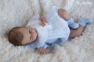 Lovely Reborn Baby Boy Angel by Olga Auer Bitsy Bundles Lifelike Doll
