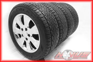 20" Toyota Tundra Sequoia Chrome Platinum Wheels Falken Tires Factory 22 18