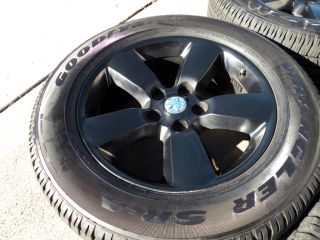 20" Factory Dodge RAM Wheels 1500 Goodyear Tires 2013 2014 Matte Black