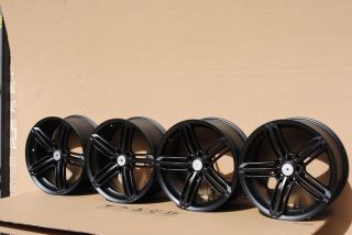 19 Audi RS4 Style Fit A3 A4 A6 S4 S8 RS4 RS6 TT Wheels Rims Matt Black
