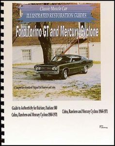 Fairlane Ranchero Torino Restoration Parts Guide 1968 1969 1970 1971 Ford