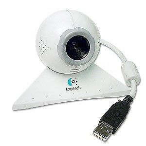 Logitech Model V UB2 USB Home Office White Internet Web Cam Video Camera 097855004758