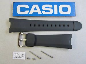 Casio Oceanus Black Rubber Band OC 500