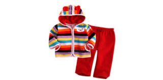 2pcs Girl Boy Kids Infant Baby Top Coat Pants Set Outfit Costume Clothing 0 36M