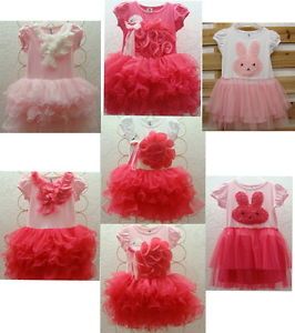 Girls Kids Pretty Skirt 2 8Y Baby Tutu Dress with Bunch Tank Lovely Clothes