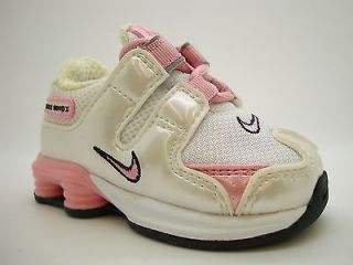 311194 161 Toddlers Little Kids Nike Shox NZ White Real Pink Black