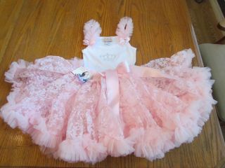 Oopsy Daisy Baby Crown Pettiskirt Dress Sz 2T $92
