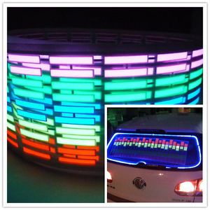 5 Colors Sound Music Activated Car Stickers Equalizer Glow 12V LED Light 45 11cm