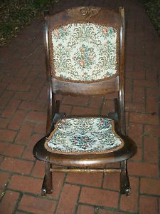 Folding Vintage Adult Rocking Chair