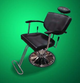 New Mtn Extra Wide Barber Salon Spa Beauty Hydraulic Recline Chair Black BLK80
