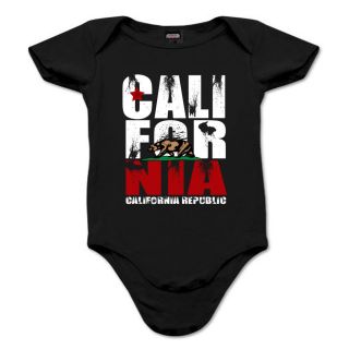 California Republic Bear Baby Onsie Child Toddler Cali Bear Los Angeles Clothing