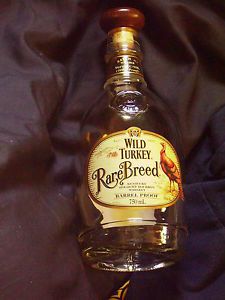 Empty 750ml Wild Turkey RARE Breed Bourbon Bottle Single Barrel Batch Numbered
