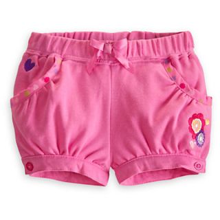 2pcs Disney Minnie Mouse Sleeveless Girl Set Bowknot T Shirt Pink Shorts Pants