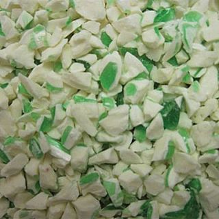 Green and White Wintergreen Candy Crush, 5 lb. Bulk