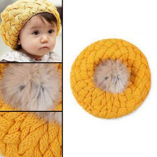 Cute Baby Kids Girls Boys Toddler Winter Warm Knitted Crochet Beanie Hat Cap