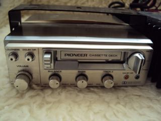 Vintage Pioneer Car Stereo GM 120 Power Amplifier Pioneer KP 88g Cassette Player