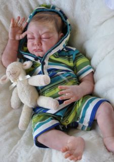 Alla's Babies Newborn Baby Boy Reborn Doll Prototype Sakai Angela Wilkins