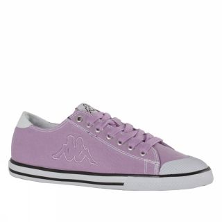Kappa K Vulcanized Odell Melew 7 US Lilac White Trainers Shoes Mens Womens