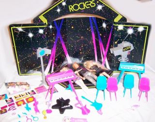 barbie and the rockers stage set