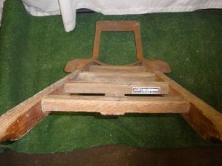 Vintage Nutting Hand Cart Truck Dolly Antique Steampunk Industrial Table