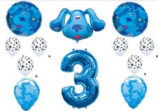 Blues Clues Birthday Party Balloons XL 1st 2nd 3rd 4th Bouquet