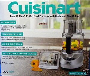 Cuisinart Prep Plus 11 Cup Food Processor DLC- 2011BCN Brushed