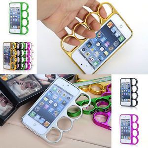 Lord of The Rings Brass Knuckles Hard Bumper Side Rim Cover Case for iPhone 5 5S