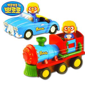 Hyundai Hmall Korea Pororo Children Kid Push Go Car Train Toy No Battery