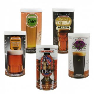 Brewmaker Beer Kit Selection Home Brew Making Ingredients Bitter Cider Stout Ale