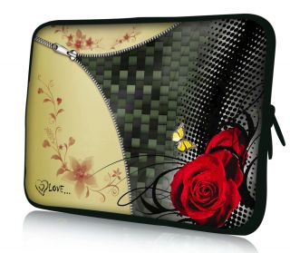 Rose 11 6" 12" Soft Neoprene Laptop Netbook Sleeve Bag Case Cover