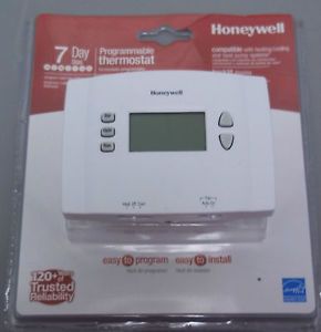 Honeywell RTH7600D Touchscreen 7 Day Programmable Thermostat Heating ...