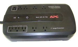 APC Back UPS ES 750 Battery Backup Surge Protection 10 Outlet BE750G w Battery