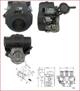 Robin Subaru Engine Muffler Kit Top Mount Rear Outlet 92630005