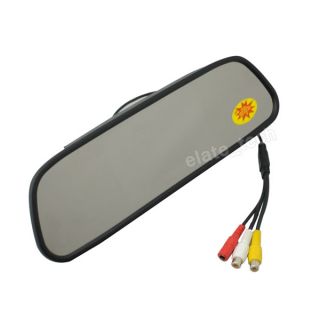 5''HD Car Rearview Mirror Monitor DVD VCD Player for Car Reversing Back Up Kit